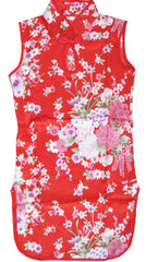 Girls Dress Artificial Silk Cheongsam Hot Children Clothing Size 12M-8 Years