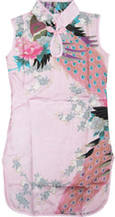 Girls Dress Artificial Silk Cheongsam Hot Children Clothing Size 12M-8 Years