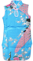 Girls Dress Artificial Silk Cheongsam Hot Children Clothing Size 12M-8 Years