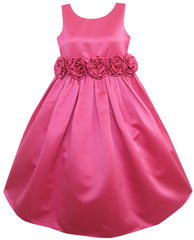 Girls Dress Coral Multi-layers Diamond Pageant Wedding Size 2-12 Years