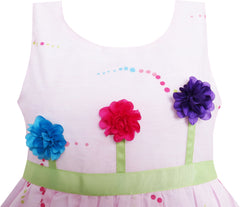 Girls Dress Unicorn Rainbow Summer Sundress Size 4-12 Years