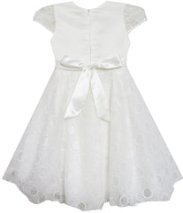 Flower Girls Dress Tiered Ruffle Skirt Pageant Size 3-10 Years