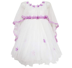 Girls Dress Cape Cloak Dress Butterfly Wedding Size 3-14 Years