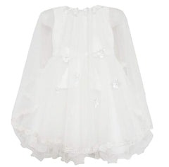 Girls Dress Cape Cloak Dress Butterfly Wedding Size 3-14 Years