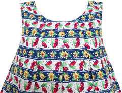 Girls Dress Little Girl Sleep In Flower Pattern Butterfly Size 1-16 Years