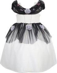 Flower Girl Dress Princess Rose Mesh Sequin Wedding Size 2-14 Years