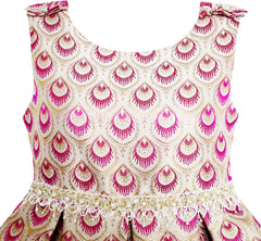 Girls Dress 2-in-1 Bolero Elegant Swan Party Dress Size 4-10 Years