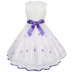 Girls Dress Shinning Sequins Tulle Layers Wedding Pageant Size 2-12 Years