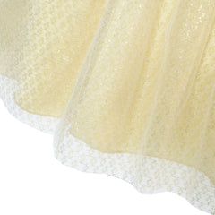 Girls Dress Shinning Sequins Tulle Layers Wedding Pageant Size 2-12 Years