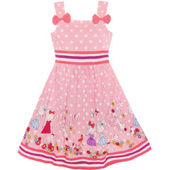 Girls Dress Bug Dot Size 2-10 Years