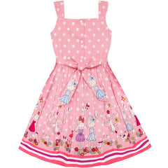 Girls Dress Bug Dot Size 2-10 Years