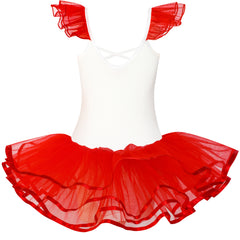 Girls Dress Cute Tutu Dancing Heart Party Size 2-8 Years