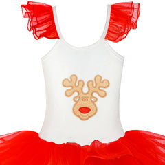 Girls Dress Cute Tutu Dancing Heart Party Size 2-8 Years