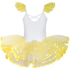 Girls Dress Cute Tutu Dancing Heart Party Size 2-8 Years