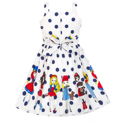 Girls Dress Bug Dot Size 2-10 Years