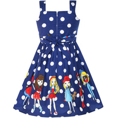 Girls Dress Bug Dot Size 2-10 Years