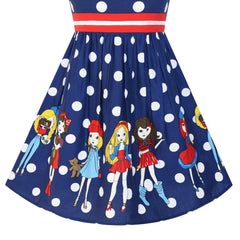 Girls Dress Bug Dot Size 2-10 Years