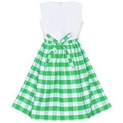 Girls Dress Tartan Size 4-10 Years