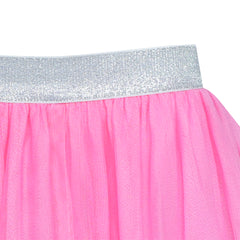 Girls Skirt Heart Sequins Sparkling Tutu Dancing Size 2-12 Years