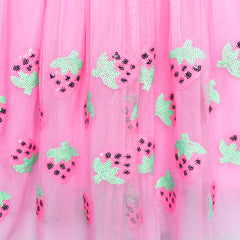 Girls Skirt Heart Sequins Sparkling Tutu Dancing Size 2-12 Years