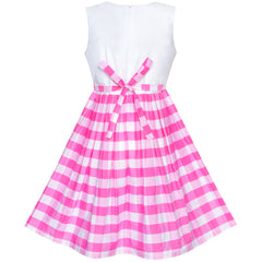 Girls Dress Tartan Size 4-10 Years