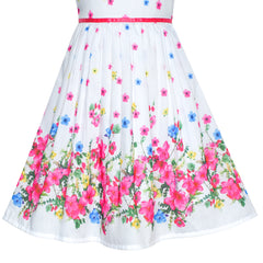 Girls Dress Flower Petal Summer Sundress Butterfly Size 4-12 Years