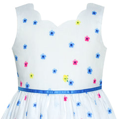 Girls Dress Flower Petal Summer Sundress Butterfly Size 4-12 Years