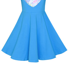 Girls Dress Owl Ice Cream Butterfly Sequin Everyday Dress Size 4-14 Years