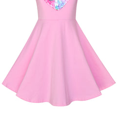 Girls Dress Owl Ice Cream Butterfly Sequin Everyday Dress Size 4-14 Years