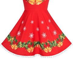 Girls Dress Cape Cloak Christmas Year Holiday Party Size 4-14 Years