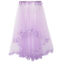 Girls Dress Cape Pearl Belt Wedding Party Size 3-14 Years