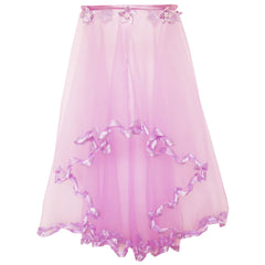 Girls Dress Cape Pearl Belt Wedding Party Size 3-14 Years