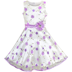 Girls Dress Rose Wedding Pageant Size 4-14 Years