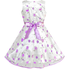 Girls Dress Rose Wedding Pageant Size 4-14 Years