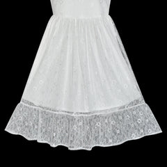 Girls Dress Lace Long Sleeve Maxi Wedding Party Size 6-14 Years