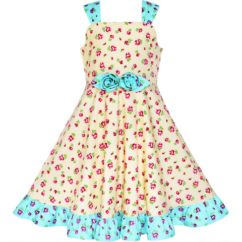 Girls Dress Bug Dot Size 2-10 Years