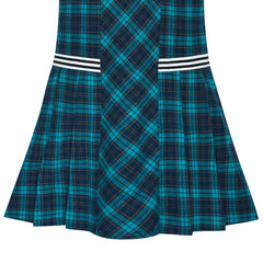 Girls Dress Tartan Back School Uniform Pocket A-line Dress Size 2-10 Years