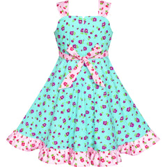 Girls Dress Bug Dot Size 2-10 Years