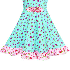 Girls Dress Bug Dot Size 2-10 Years