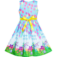 Girls Dress Flower Print Size 2-12 Years