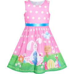 Girls Dress Flower Print Size 2-12 Years