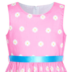 Girls Dress Flower Print Size 2-12 Years