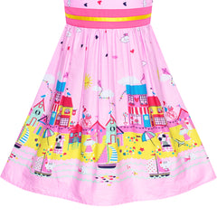 Girls Dress Bug Dot Size 2-10 Years