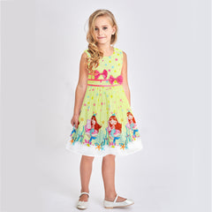 Girls Dress Unicorn Rainbow Summer Sundress Size 4-12 Years