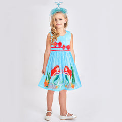 Girls Dress Unicorn Rainbow Summer Sundress Size 4-12 Years