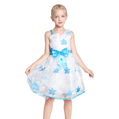 Girls Dress One-shoulder Maple Leaf Pageant Wedding Size 5-12 Years