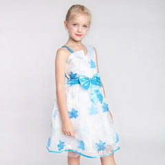 Girls Dress One-shoulder Maple Leaf Pageant Wedding Size 5-12 Years