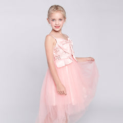 Girls Dress One-shoulder Maple Leaf Pageant Wedding Size 5-12 Years