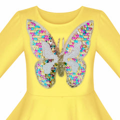 Girls Dress Owl Ice Cream Butterfly Sequin Everyday Dress Size 4-14 Years