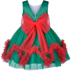 Girls Dress Christmas Holiday Wave Hem New Year Party Size 4-8 Years